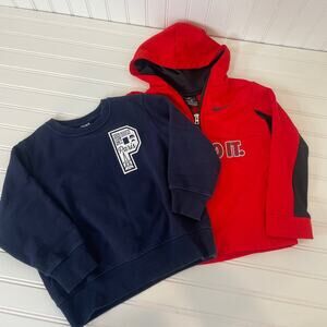 Nike Dri Fit& Uniqlo Boys Pullover Hoodie & Sweatshirt Size 4T